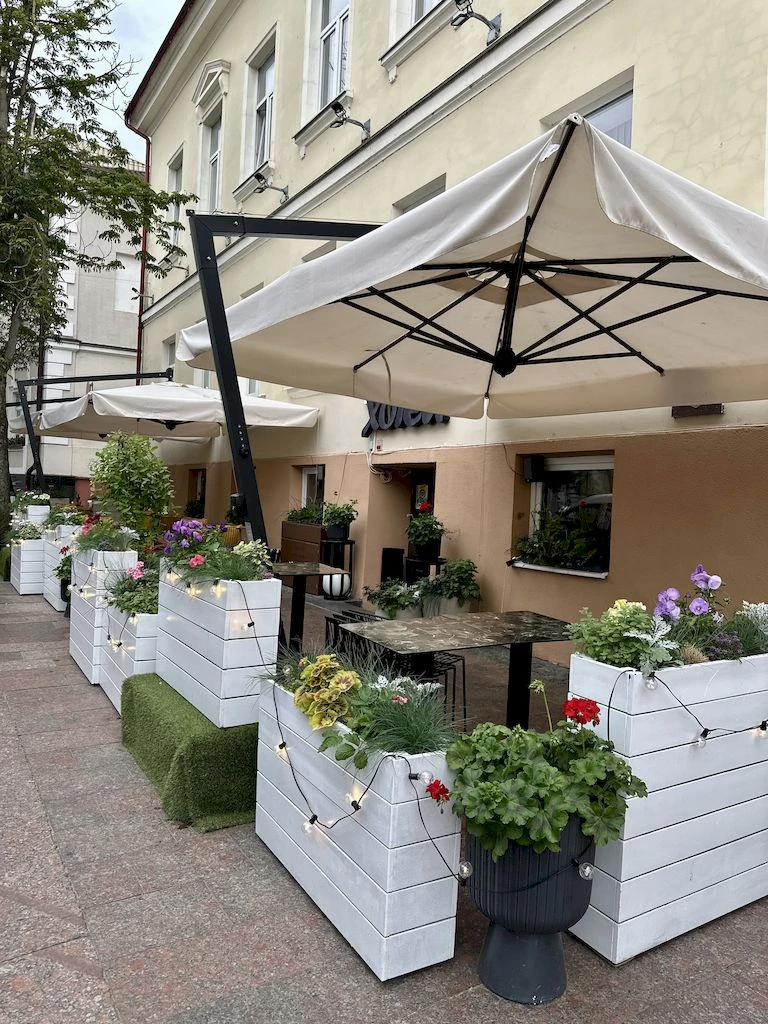 Кафе «Хотей» в историческом центре Гродно