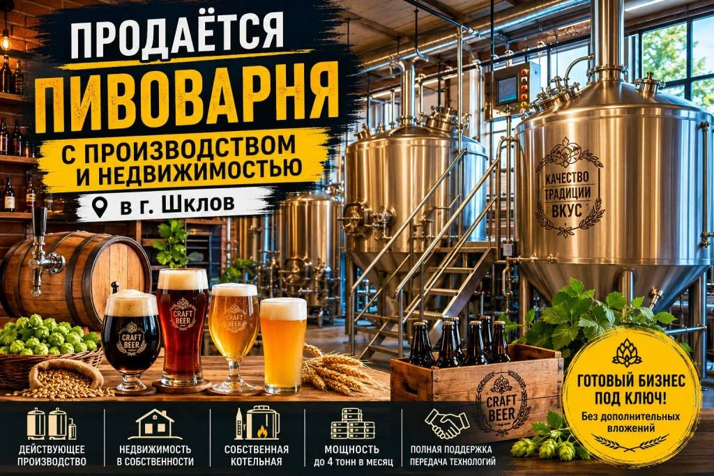 Действующая пивоварня/оборудование