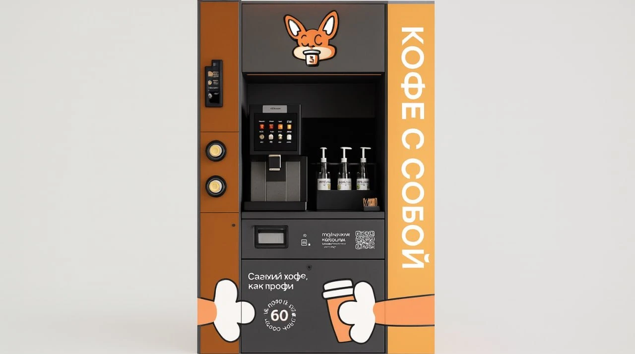 Вендинговый аппарат Coffee to go — абсолютно новый